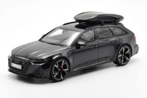 Audi RS6 C8 Avant Mythos Noir Avec Toit Carbone Édition Asie GT Spirit 1:18