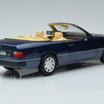 Mercedes 300 CE-24 A124 Cabriolet Nautical Blue Édition Limitée Norev 1:18