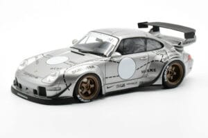 Porsche 911 993 RWB Silver Phantom Édition Asie GT Spirit 1:18