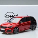 Peugeot Peugeot 308 T9 GTI Rouge Otto 1:18 1:18 Résine