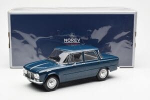 Alfa Romeo Giulia TI Bleu Pétrole Norev 1:18 187971 Métal Moulé — image 6 sur 6