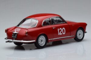 Alfa Romeo Giulietta SV #120 Mille Miglia 1956 Kyosho 1:18 08957A Métal Moulé — image 3 sur 9