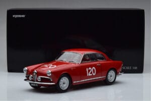 Alfa Romeo Giulietta SV #120 Mille Miglia 1956 Kyosho 1:18 08957A Métal Moulé — image 9 sur 9