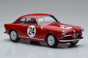 Alfa Romeo Giulietta SV #24 Targa Florio 1958 Kyosho 1:18 08957B Métal Moulé — image 5 sur 9