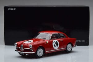 Alfa Romeo Giulietta SV #24 Targa Florio 1958 Kyosho 1:18 08957B Métal Moulé — image 9 sur 9