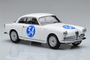 Alfa Romeo Giulietta SV #34 Targa Florio 1960 Kyosho 1:18 08957C Métal Moulé — image 5 sur 9