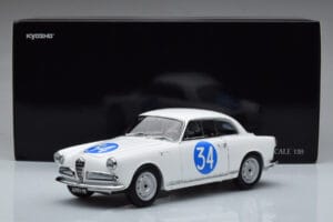 Alfa Romeo Giulietta SV #34 Targa Florio 1960 Kyosho 1:18 08957C Métal Moulé — image 9 sur 9