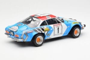 Alpine A110 1600S #1 Nicolas / Vial Winner Tour de Corse 1973 Kyosho 1:18 08485A Métal Moulé — image 3 sur 8