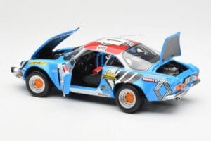 Alpine A110 1600S #1 Nicolas / Vial Winner Tour de Corse 1973 Kyosho 1:18 08485A Métal Moulé — image 5 sur 8