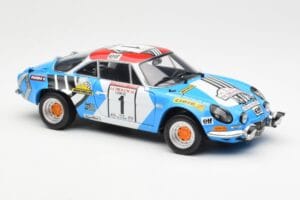 Alpine A110 1600S #1 Nicolas / Vial Winner Tour de Corse 1973 Kyosho 1:18 08485A Métal Moulé — image 6 sur 8