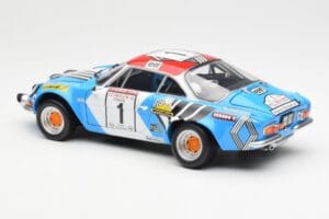 Alpine A110 1600S #1 Nicolas / Vial Winner Tour de Corse 1973 Kyosho 1:18 08485A Métal Moulé — image 7 sur 8
