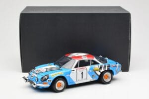 Alpine A110 1600S #1 Nicolas / Vial Winner Tour de Corse 1973 Kyosho 1:18 08485A Métal Moulé — image 8 sur 8