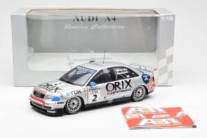 Audi A4 B5 Orix #2 P. Radisch 1998 UT Models 1:18 39872 Métal Moulé — image 6 sur 6