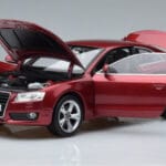 Audi A5 B8 Rouge Grenat Norev 1:18 188352 Métal Moulé - image 2 of 7