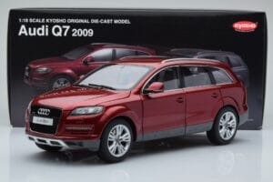 Audi Q7 4L Rouge Grenat Kyosho 1:18 09222R Métal Moulé — image 8 sur 8