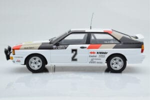 Audi Quattro Audi Sport #1 H. Mikkola / A. Hertz Winners International Swedish Rally 1981 Minichamps 1:18 155811102 Métal Mou — image 3 sur 6