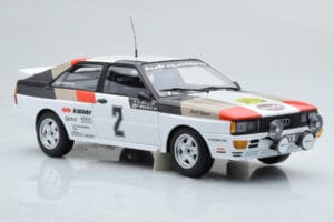 Audi Quattro Audi Sport #1 H. Mikkola / A. Hertz Winners International Swedish Rally 1981 Minichamps 1:18 155811102 Métal Mou — image 4 sur 6