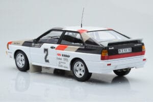 Audi Quattro Audi Sport #1 H. Mikkola / A. Hertz Winners International Swedish Rally 1981 Minichamps 1:18 155811102 Métal Mou — image 5 sur 6