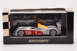 Audi R10 TDI LMP1 #7 R. Capello / T. Kristensen / A. McNish 24 Hours of Le Mans 2006 Minichamps 1:43 400061607 Métal Moulé — image 4 sur 4
