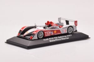 Audi R10 TDI LMP1 #2 F. Biela / E. Pirro / M. Werner 12 Hours of Sebring 2007 Minichamps 1:43 5020700233 Métal Moulé — image 2 sur 4