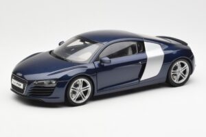 Audi R8 4.2 FSI V8 Bleu Kyosho 1:18 09213BL