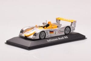 Audi R8 Infineon #2 Winner ALMS Petit Le Mans 2002 Minichamps 1:43 400021382 Métal Moulé — image 2 sur 4