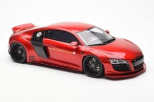 Audi R8 4S Liberty Walk Candy Rouge GT Spirit 1:18 GT892 Résine — image 4 sur 6