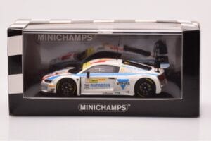 Audi R8 LMS #11 HCB Rutronik Racing L. di Grassi FIA GT World Cup Macau 2016 Minichamps 1:43 437171711 Métal Moulé — image 4 sur 4