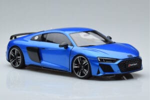 Audi R8 Performance Bleu Kengfai 1:18 VAKF-0355 Métal Moulé — image 6 sur 10