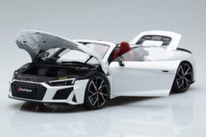 Audi R8 Spyder Performance Blanc Kengfai 1:18 VAKF-0351 Métal Moulé — image 2 sur 11