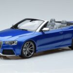 Audi RS5 B8 Cabriolet Bleu GT Spirit 1:18 ZM053 Résine