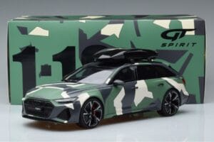 Audi RS6 C8 Avant Camouflage With Roof Top Asia Edition GT Spirit 1:18 CLDC014 Résine — image 6 sur 6
