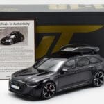 Audi RS6 C8 Avant Mythos Noir Avec Toit Carbone Asia Edition GT Spirit 1:18 CLDC007 Résine - image 6 of 6