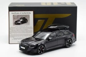 Audi RS6 C8 Avant Mythos Noir Avec Toit Carbone Asia Edition GT Spirit 1:18 CLDC007 Résine — image 6 sur 6