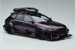 Audi RS6 C7 Avant Avec Body Kit Violet GT Spirit 1:18 GT864 Résine — image 4 sur 6