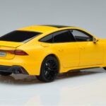 Audi RS7 C8 Sportback Jaune Vossen Rims Édition Limitée Kengfai 1:18 VAKF 0335 Métal Moulé - image 3 of 8