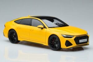 Audi RS7 C8 Sportback Jaune Vossen Rims Édition Limitée Kengfai 1:18 VAKF-0335 Métal Moulé — image 6 sur 8