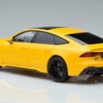Audi RS7 C8 Sportback Jaune Vossen Rims Édition Limitée Kengfai 1:18 VAKF 0335 Métal Moulé - image 7 of 8