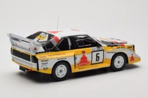 Audi Sport Quattro S1 E2 #6 H. Mikkola / A. Hertz Rally 1000 Lakes 1985 IXO 1:18 18RMC161B Métal Moulé — image 2 sur 6