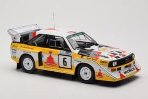 Audi Sport Quattro S1 E2 #6 H. Mikkola / A. Hertz Rally 1000 Lakes 1985 IXO 1:18 18RMC161B Métal Moulé — image 4 sur 6