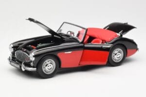 Austin-Healey 3000 Mk I Spider Noir Rouge Kyosho 1:18 08141KR Métal Moulé — image 2 sur 8