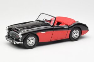 Austin-Healey 3000 Mk I Spider Noir Rouge Kyosho 1:18 08141KR