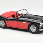 Austin-Healey 3000 Mk I Spider Noir Rouge Kyosho 1:18 08141KR - image 6 of 8