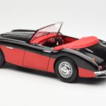 Austin-Healey 3000 Mk I Spider Noir Rouge Kyosho 1:18 08141KR - image 7 of 8