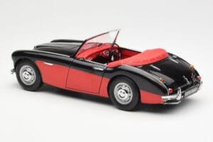Austin-Healey 3000 Mk I Spider Noir Rouge Kyosho 1:18 08141KR Métal Moulé — image 7 sur 8