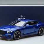 Bentley Continental GT Sequin Bleu Norev 1:18 182787 Métal Moulé - image 7 of 7