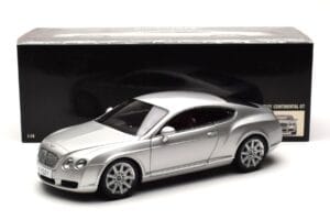 Bentley Continental GT Argent Minichamps 1:18 100139021 Métal Moulé — image 8 sur 8