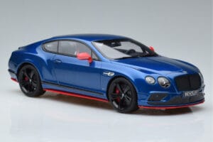 Bentley Continental GT Speed Black Edition Bleu GT Spirit 1:18 KJ006 Résine — image 4 sur 6