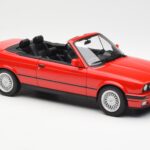 BMW 318i E30 Cabriolet Rouge Norev 1:18 183210 - image 4 of 6