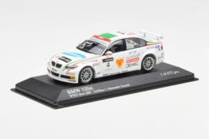 BMW 320si E90 BMW Team Italy Spain #4 A. Zanardi WTCC Brno 3rd Race 2007 Minichamps 1:43 400072604 Métal Moulé — image 2 sur 4